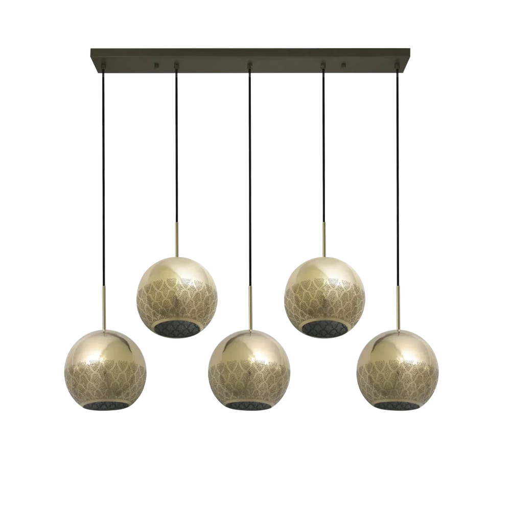 NURAH LINEAR MULTI-GLOBE CHANDELIER - Image 8