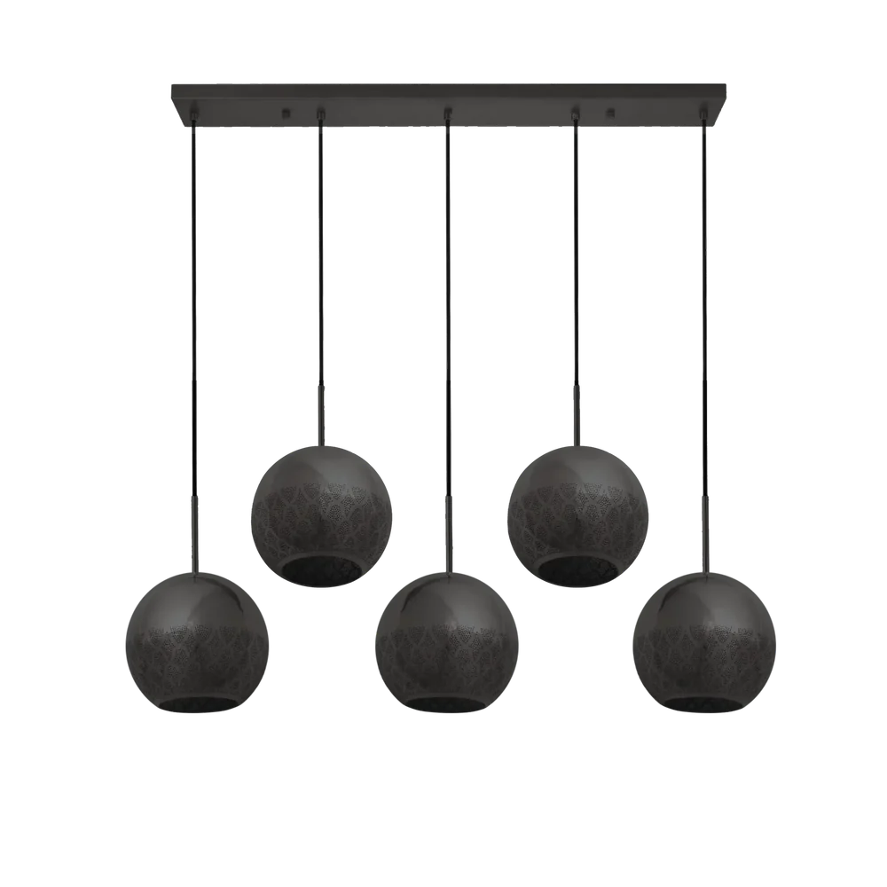 NURAH LINEAR MULTI-GLOBE CHANDELIER - Image 4
