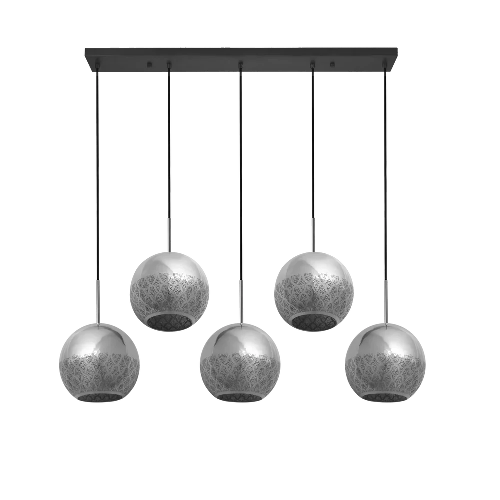 NURAH LINEAR MULTI-GLOBE CHANDELIER - Image 7
