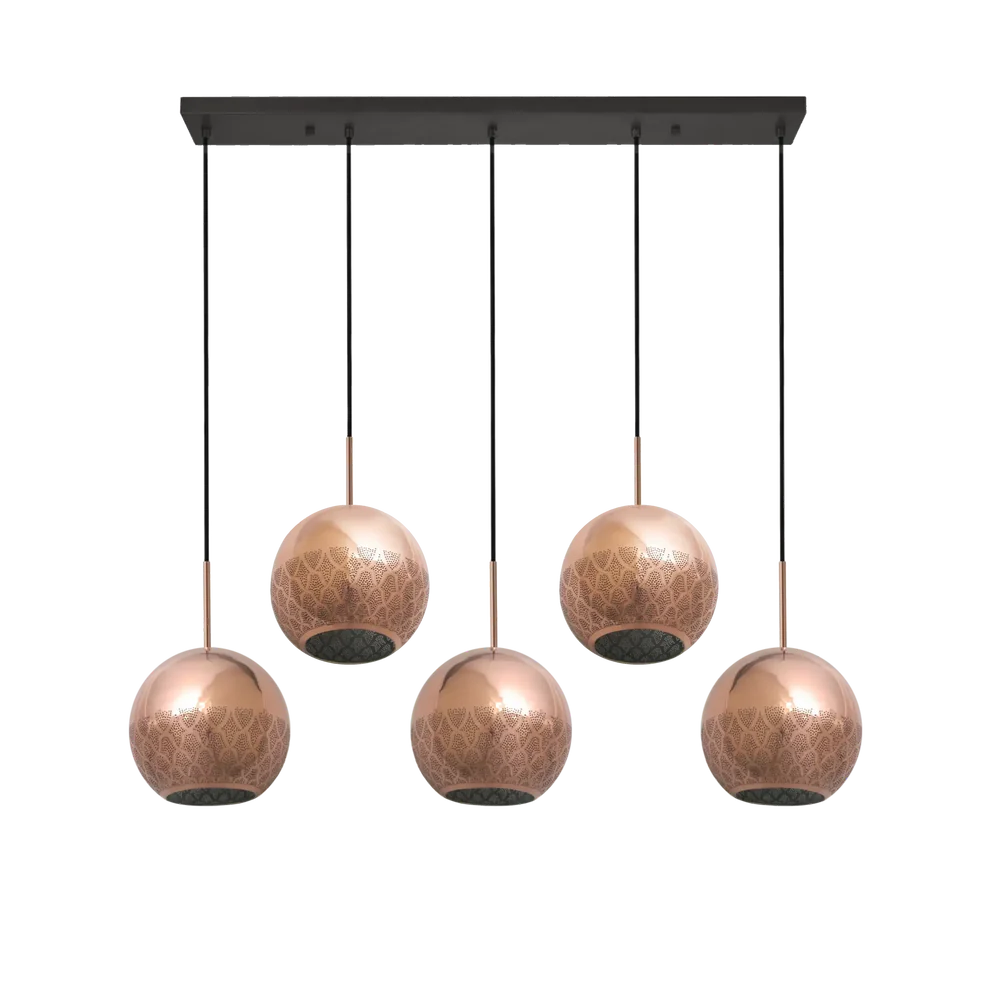NURAH LINEAR MULTI-GLOBE CHANDELIER - Image 5