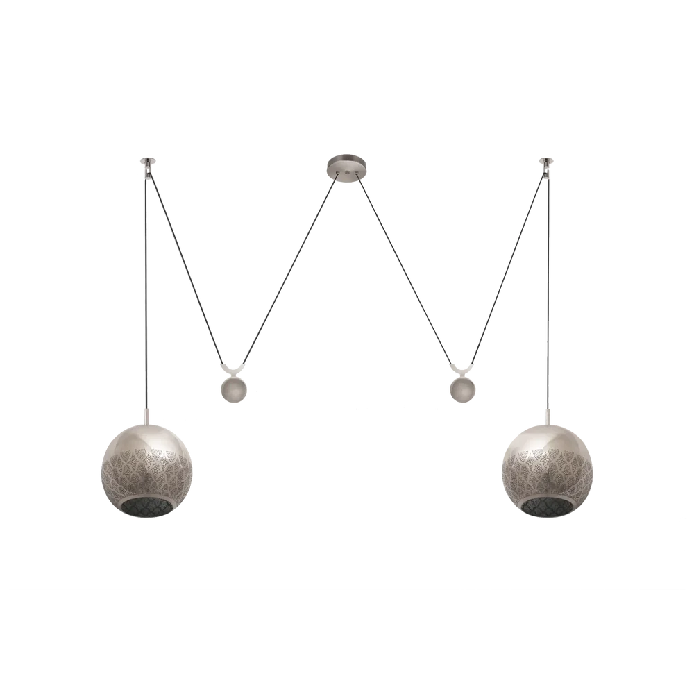 NURAH REVERSED DOUBLE COUNTERBALANCE PENDANT - Image 3
