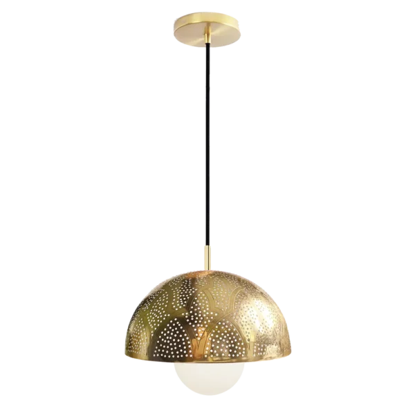 YAQUT METAL DOME-SHAPED SHADE SUSPENSION