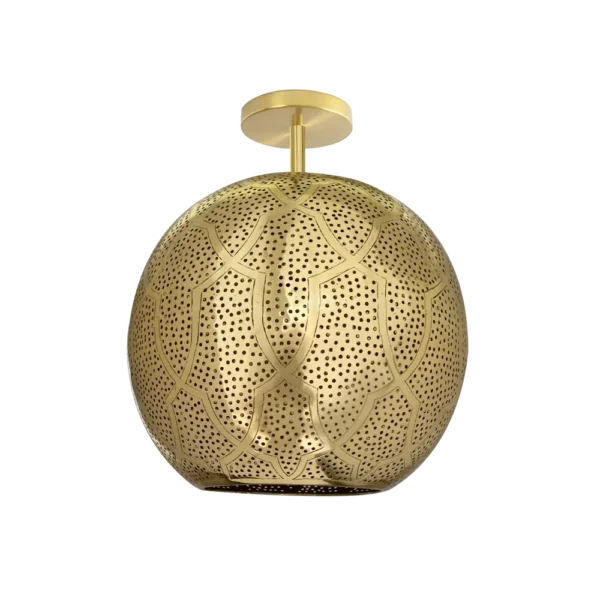 Belyadi DIYAA SEMI-FLUSH MOUNT - Bar & Restaurant Lighting | Antique Brass, Brushed Nickel Silver, Matte Gun Metal, Polished Brass, Polished Copper finish