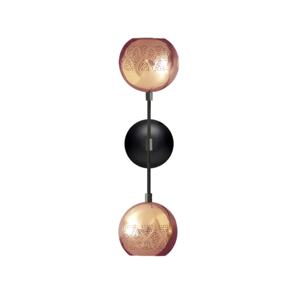 NURAH REVERSED WALL SCONCE - DUAL GLOBE